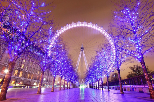 London Eye Christmas shopping