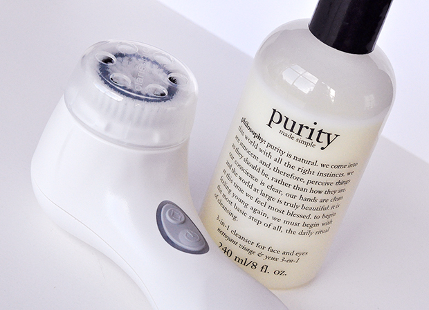 stylelab beauty blog clarisonic mia 2 philosophy purity made simple cleanser 1