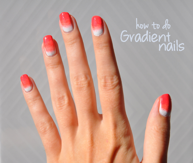 stylelab beauty nail art tutorial gradient nails 1