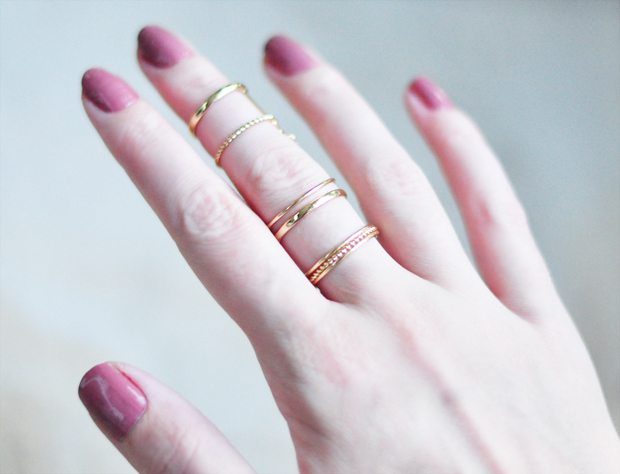 stylelab fashion blog new in gold stacked ring hm